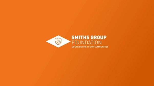 Smiths Group Foundation Logo On Orange Background