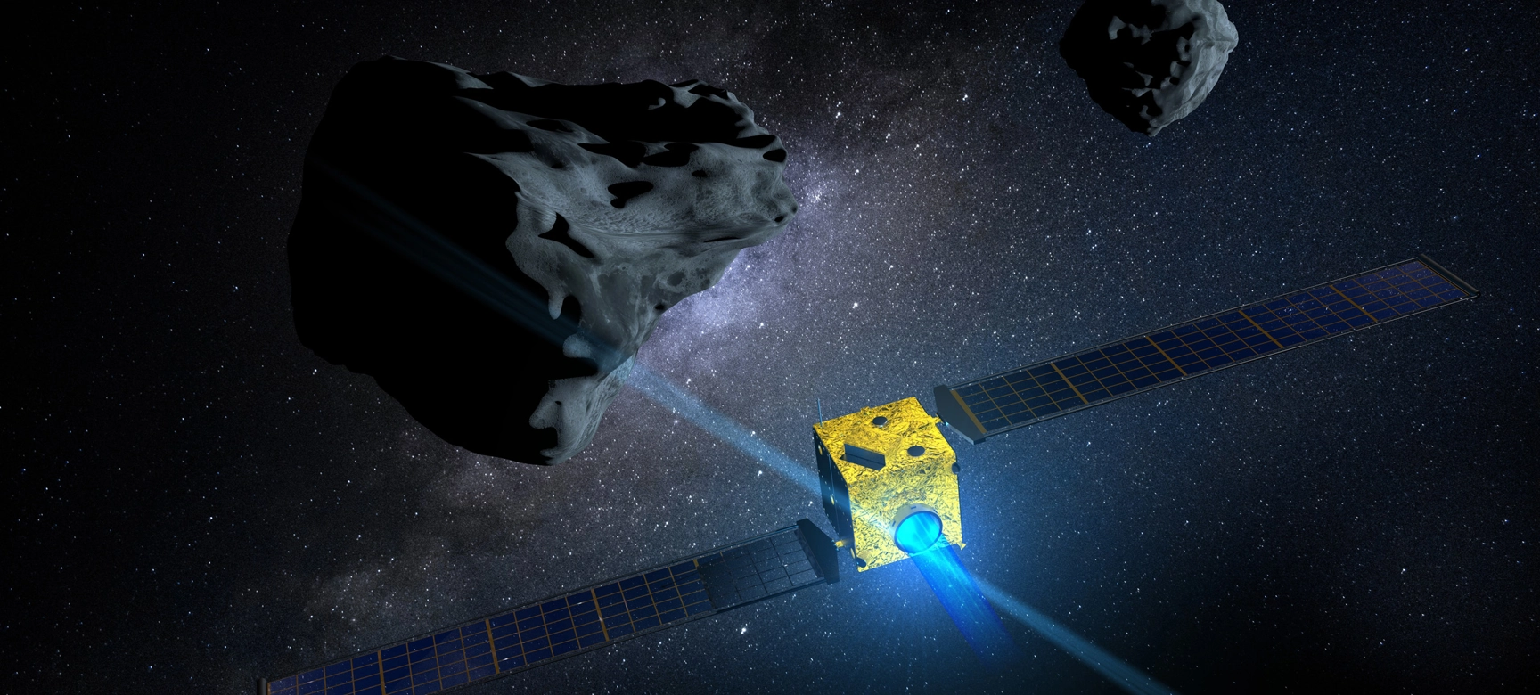 Dart Satellite Asteroid