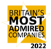 Britain’s Most Admired Companies 2022 sector award